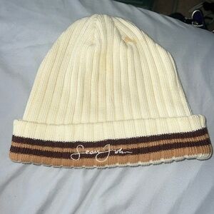 Vintage men’s Sean John beanie hat - one size - small stain pictured - early 00s